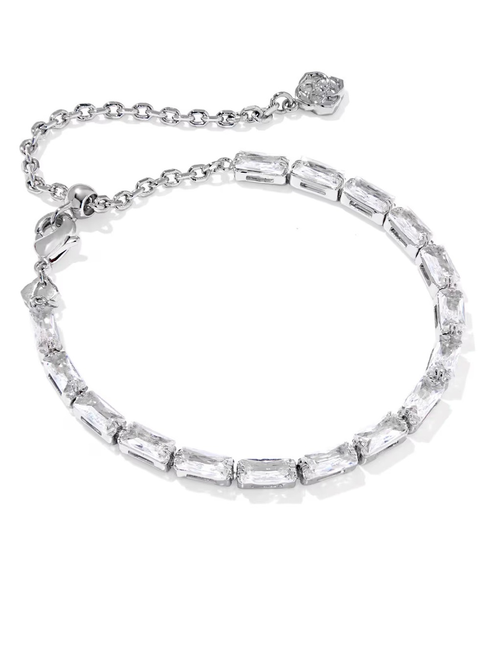 Kendra Scott Paige Silver Tennis Bracelet